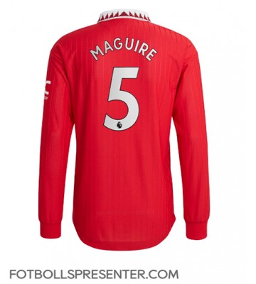 Manchester United Harry Maguire #5 Hemma Matchtröja 2022-23 Långärmad